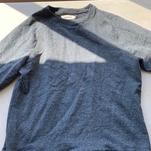 Taylor Stitch crewneck blue marl size large
